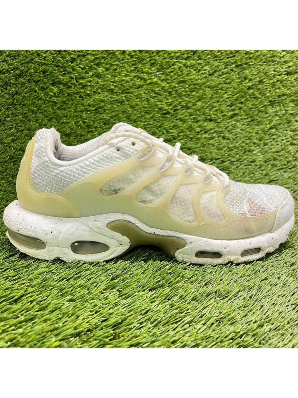 Nike Air Max Terrascape Plus Mens Size 11.5 Summit White Running Shoes Sneakers